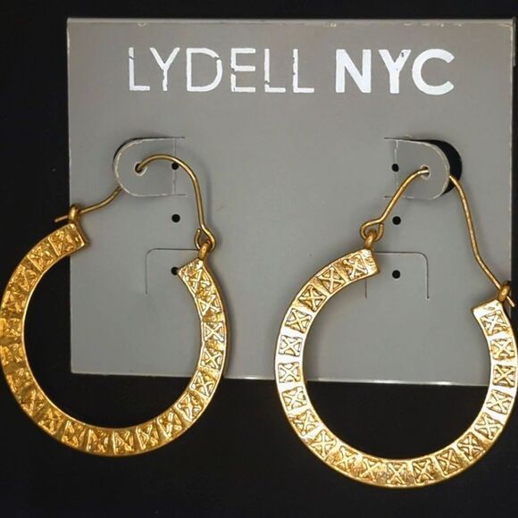 Lydell NYC -3 pair Bohemian gold earrings Bundle - New on card - Picture 3 of 4